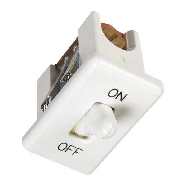 Toggle Switch Snapin Wht, Jandorf, Mfr#: 61018